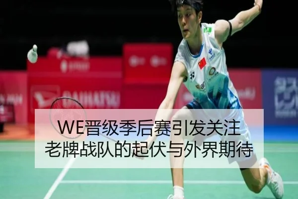 WE晋级季后赛引发关注 老牌战队的起伏与外界期待